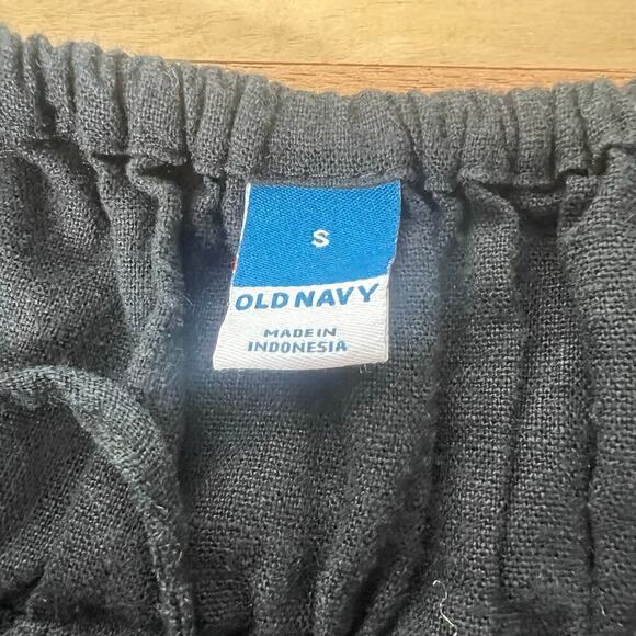 Old Navy Women's Black Jumpsuit Size Small Sleeveless Smocked Adjustable Straps - Picture 5 of 6